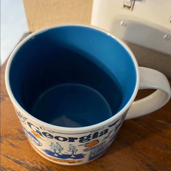 Georgia Starbucks Souvenir Mug with Blue Interior - Picture 4 of 5